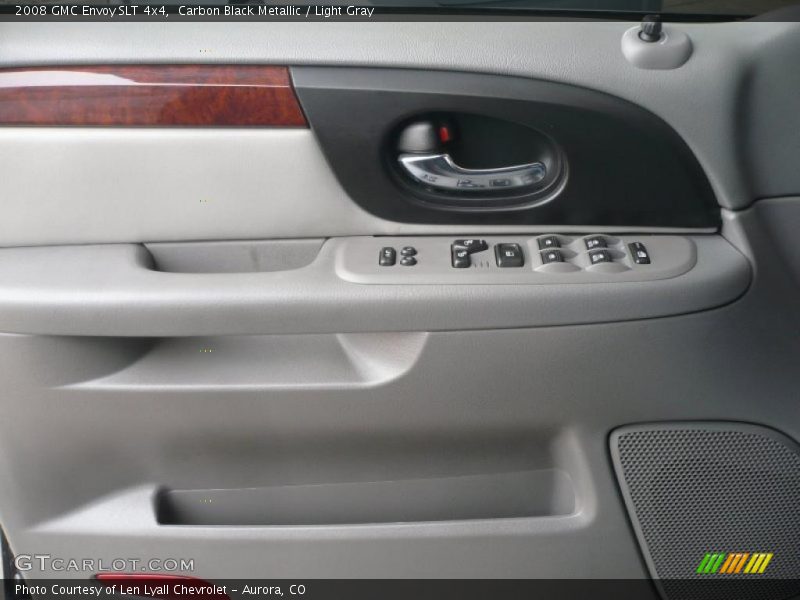Carbon Black Metallic / Light Gray 2008 GMC Envoy SLT 4x4