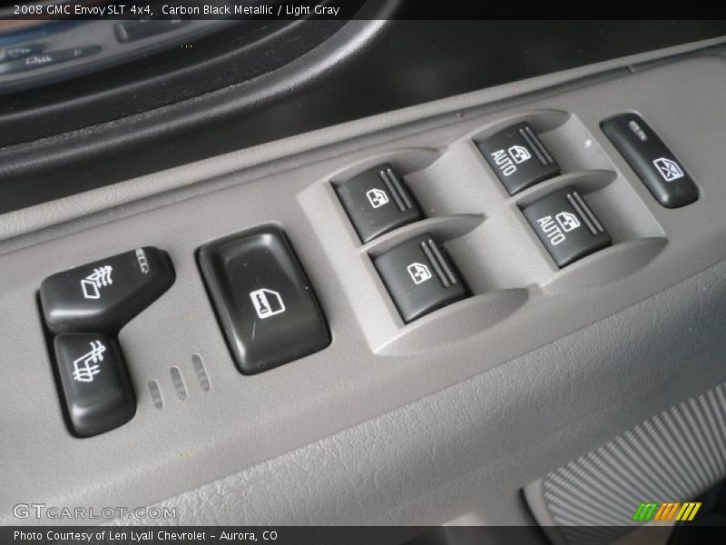 Carbon Black Metallic / Light Gray 2008 GMC Envoy SLT 4x4