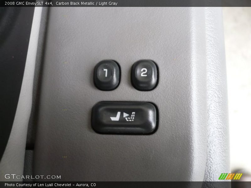 Carbon Black Metallic / Light Gray 2008 GMC Envoy SLT 4x4
