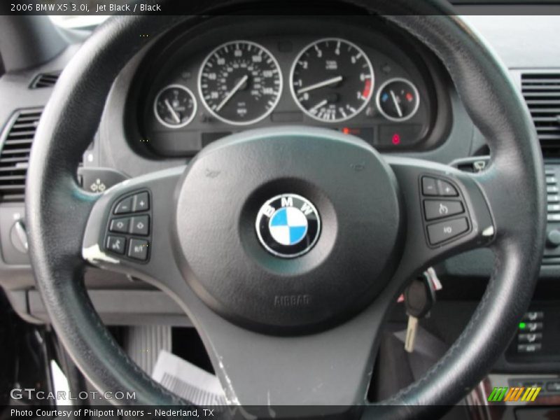 Jet Black / Black 2006 BMW X5 3.0i