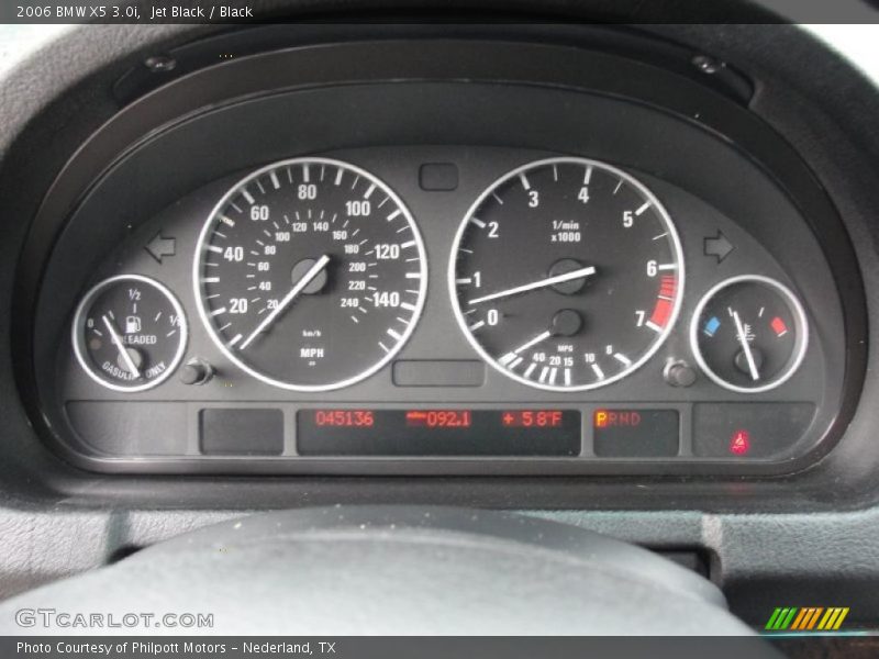 Jet Black / Black 2006 BMW X5 3.0i