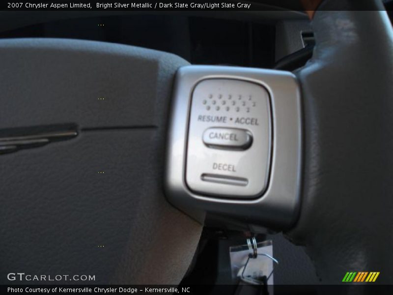 Bright Silver Metallic / Dark Slate Gray/Light Slate Gray 2007 Chrysler Aspen Limited