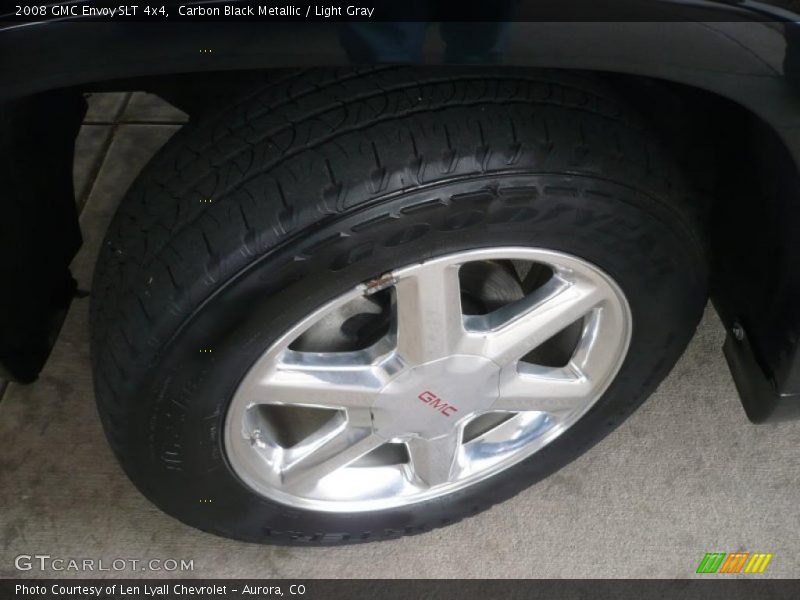 Carbon Black Metallic / Light Gray 2008 GMC Envoy SLT 4x4