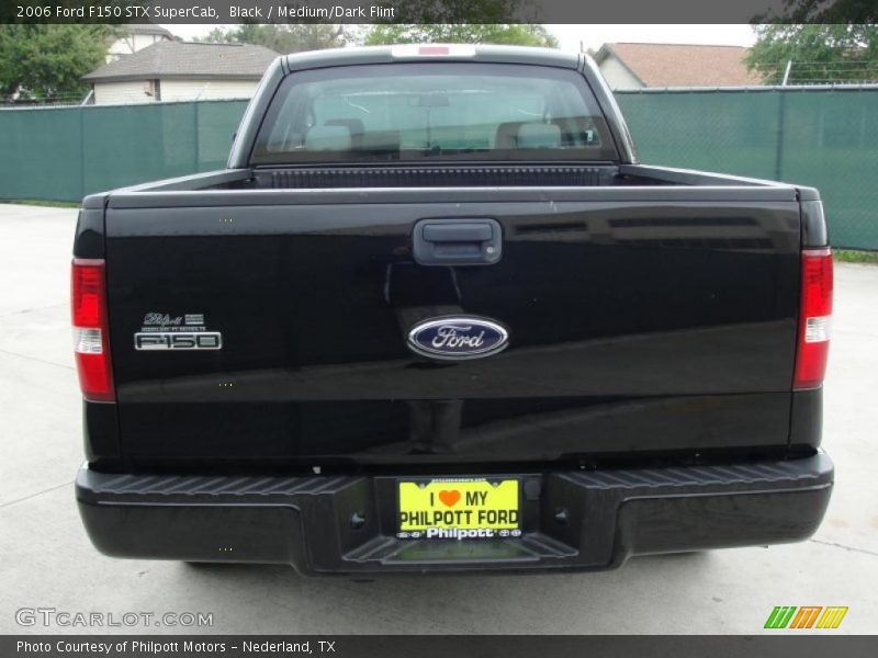 Black / Medium/Dark Flint 2006 Ford F150 STX SuperCab