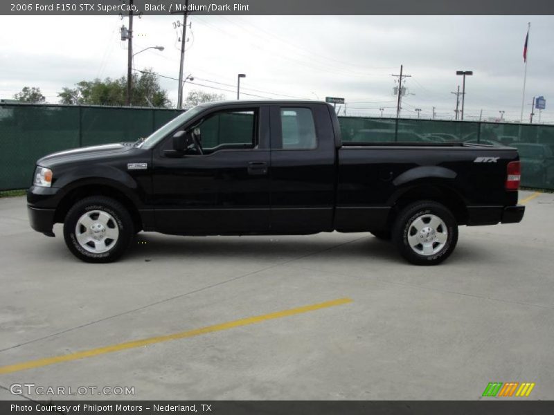 Black / Medium/Dark Flint 2006 Ford F150 STX SuperCab