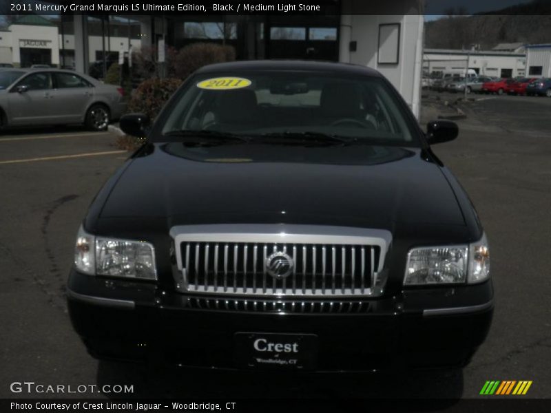 Black / Medium Light Stone 2011 Mercury Grand Marquis LS Ultimate Edition