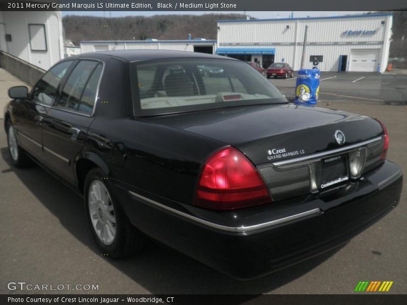 Black / Medium Light Stone 2011 Mercury Grand Marquis LS Ultimate Edition