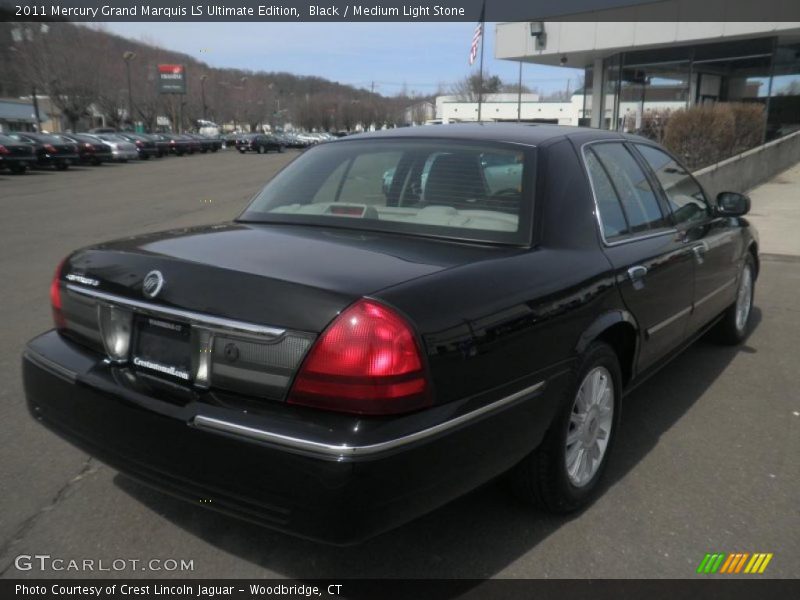 Black / Medium Light Stone 2011 Mercury Grand Marquis LS Ultimate Edition