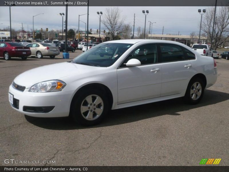 Summit White / Ebony 2010 Chevrolet Impala LT