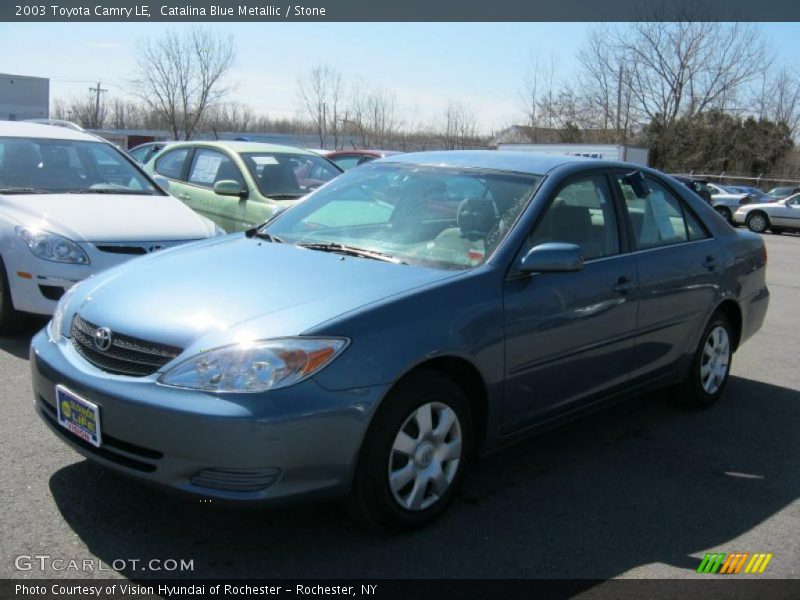 Catalina Blue Metallic / Stone 2003 Toyota Camry LE