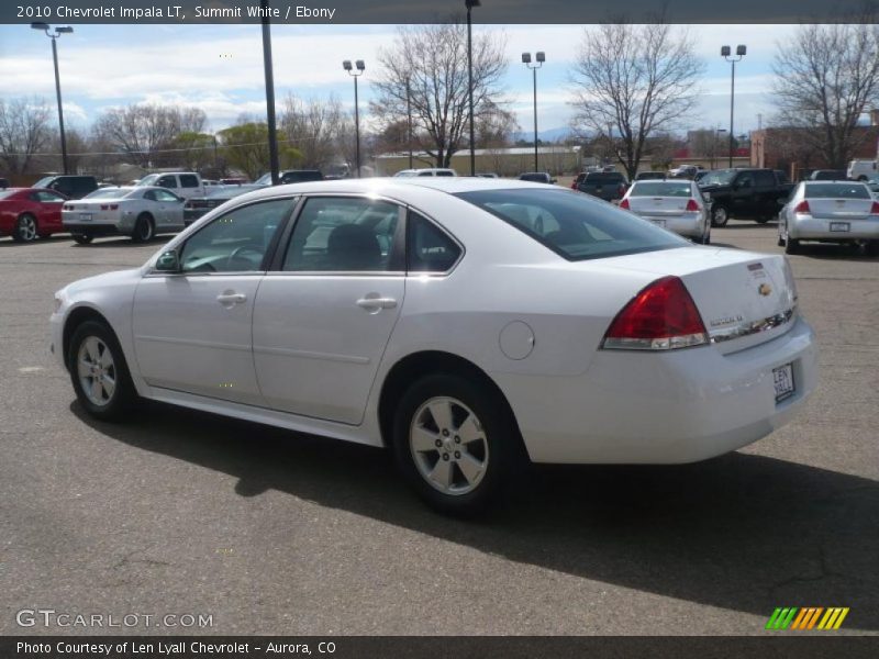 Summit White / Ebony 2010 Chevrolet Impala LT