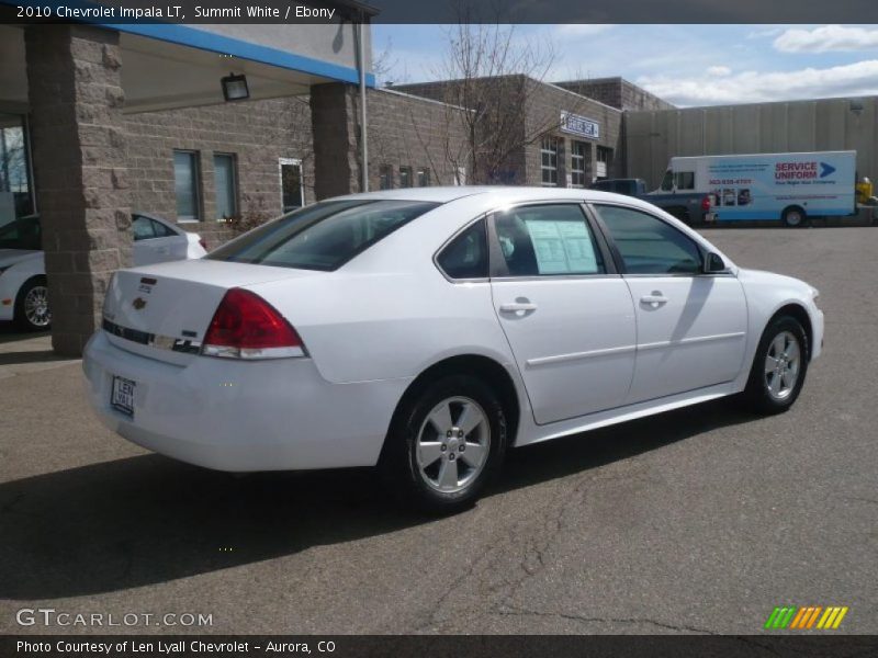 Summit White / Ebony 2010 Chevrolet Impala LT