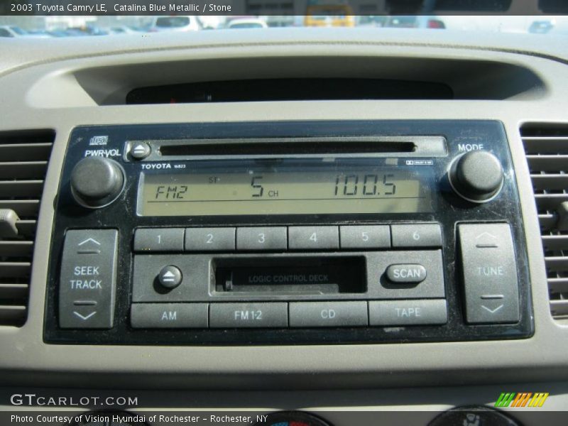 Catalina Blue Metallic / Stone 2003 Toyota Camry LE