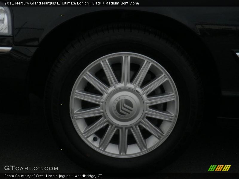Black / Medium Light Stone 2011 Mercury Grand Marquis LS Ultimate Edition