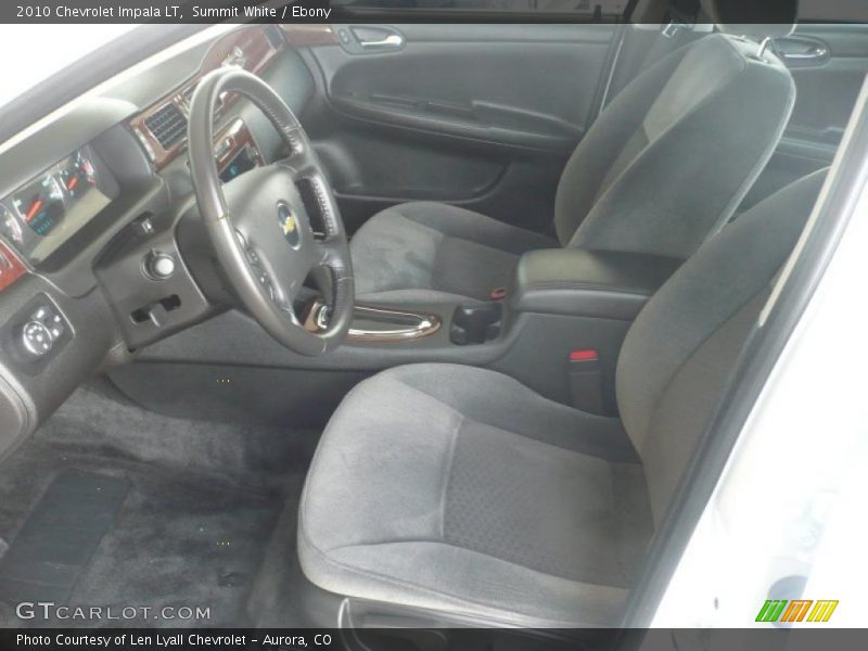 Summit White / Ebony 2010 Chevrolet Impala LT