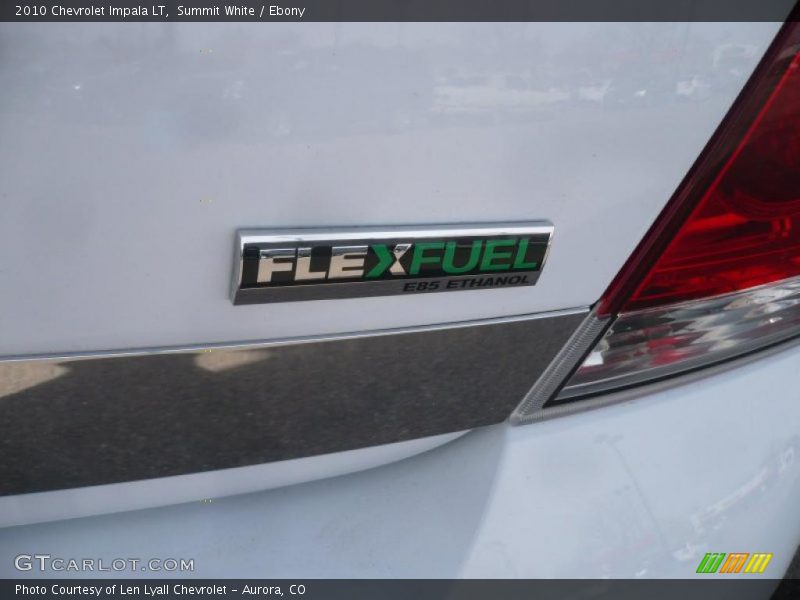 Summit White / Ebony 2010 Chevrolet Impala LT