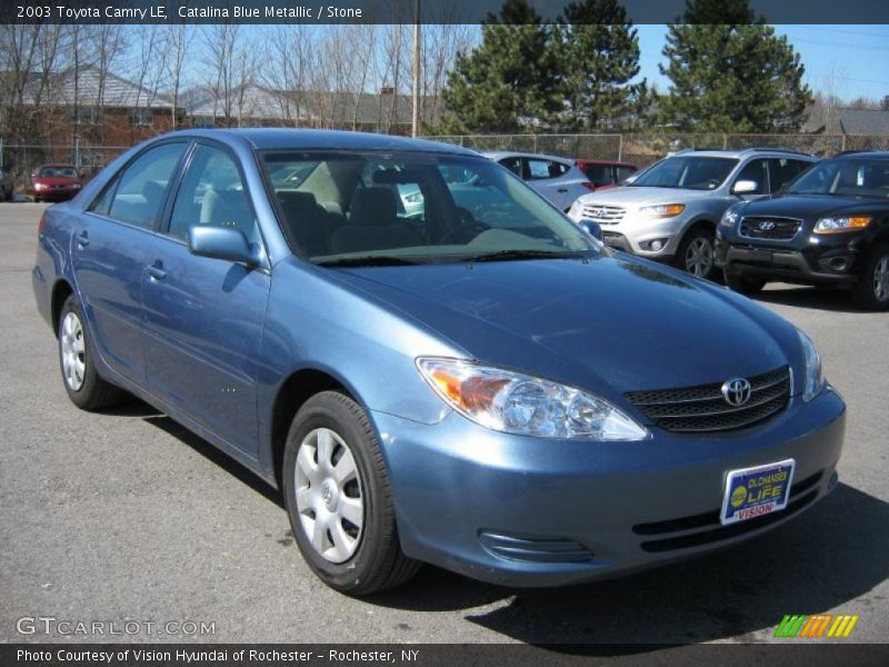 Catalina Blue Metallic / Stone 2003 Toyota Camry LE