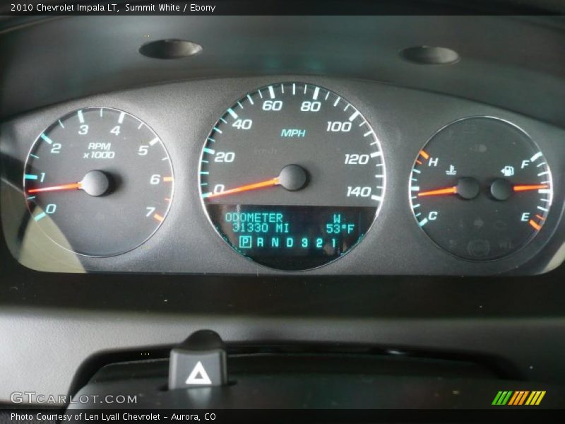 Summit White / Ebony 2010 Chevrolet Impala LT