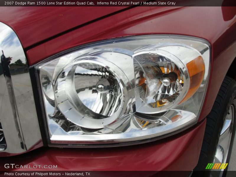 Inferno Red Crystal Pearl / Medium Slate Gray 2007 Dodge Ram 1500 Lone Star Edition Quad Cab