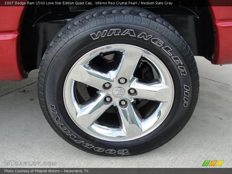 Inferno Red Crystal Pearl / Medium Slate Gray 2007 Dodge Ram 1500 Lone Star Edition Quad Cab