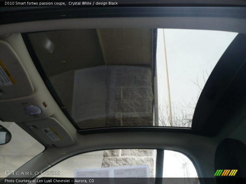 Sunroof of 2010 fortwo passion coupe