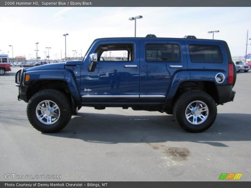 Superior Blue / Ebony Black 2006 Hummer H3