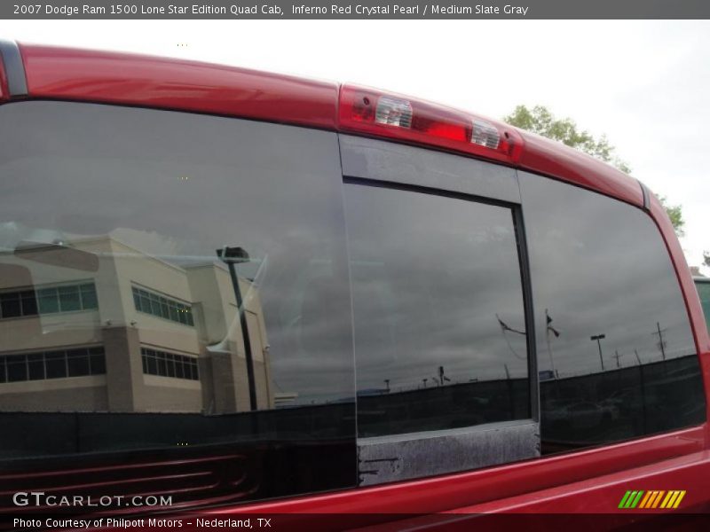 Inferno Red Crystal Pearl / Medium Slate Gray 2007 Dodge Ram 1500 Lone Star Edition Quad Cab
