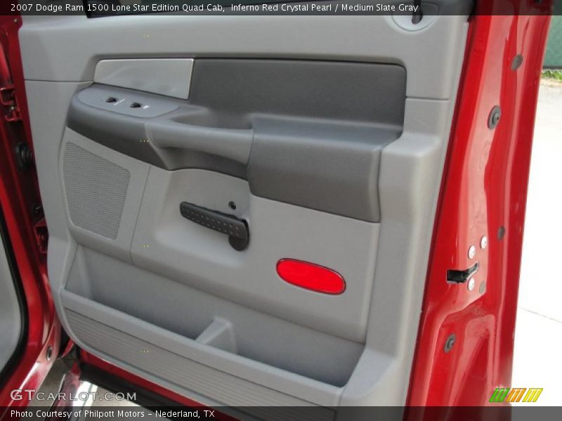 Inferno Red Crystal Pearl / Medium Slate Gray 2007 Dodge Ram 1500 Lone Star Edition Quad Cab