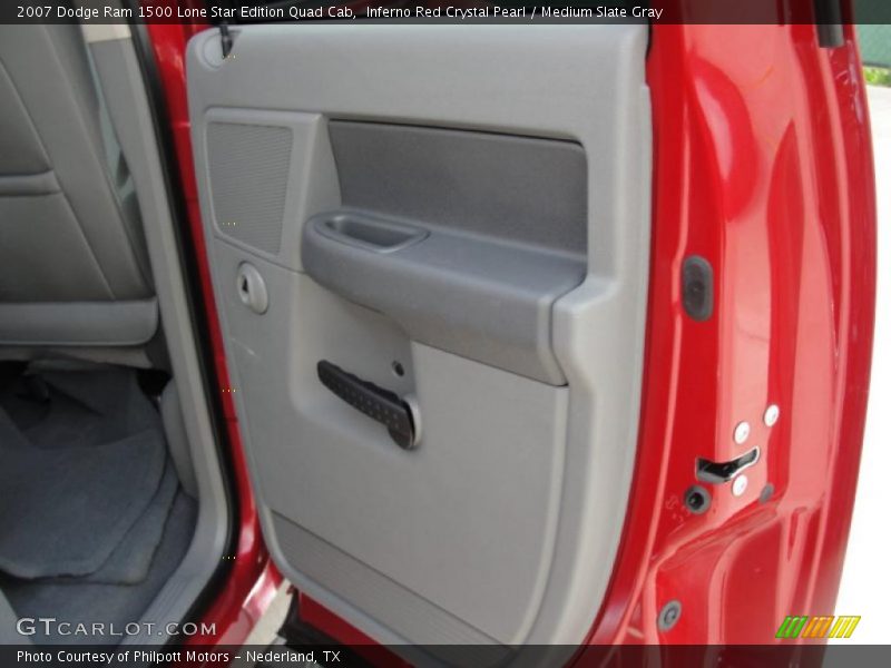 Inferno Red Crystal Pearl / Medium Slate Gray 2007 Dodge Ram 1500 Lone Star Edition Quad Cab