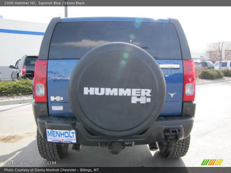 Superior Blue / Ebony Black 2006 Hummer H3