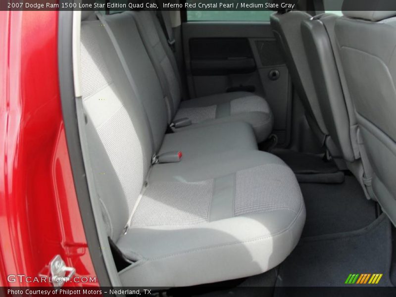 Inferno Red Crystal Pearl / Medium Slate Gray 2007 Dodge Ram 1500 Lone Star Edition Quad Cab