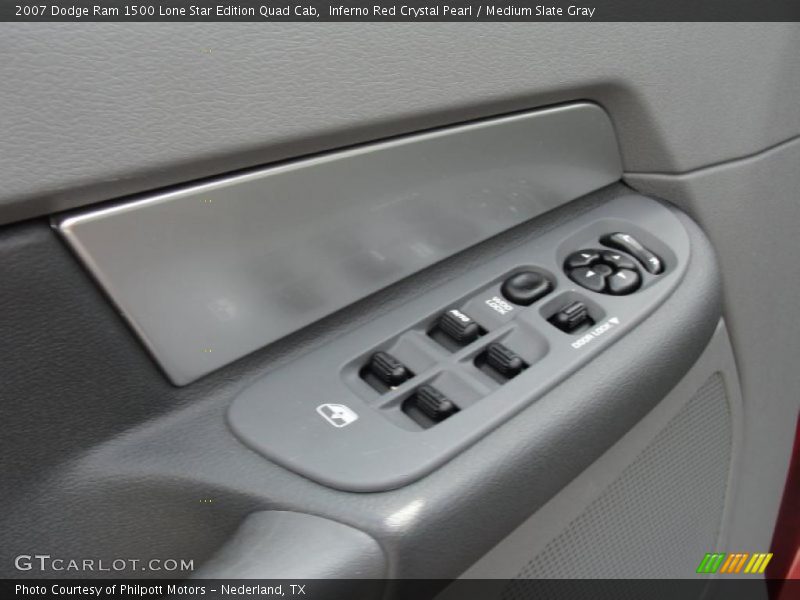 Inferno Red Crystal Pearl / Medium Slate Gray 2007 Dodge Ram 1500 Lone Star Edition Quad Cab