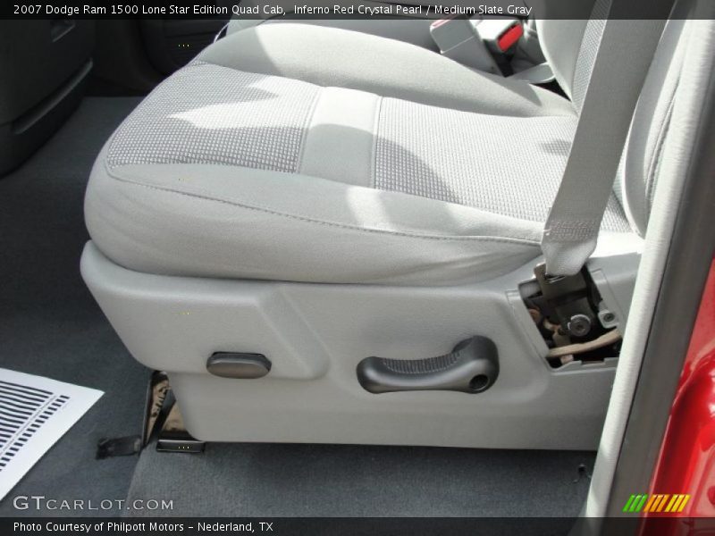 Inferno Red Crystal Pearl / Medium Slate Gray 2007 Dodge Ram 1500 Lone Star Edition Quad Cab
