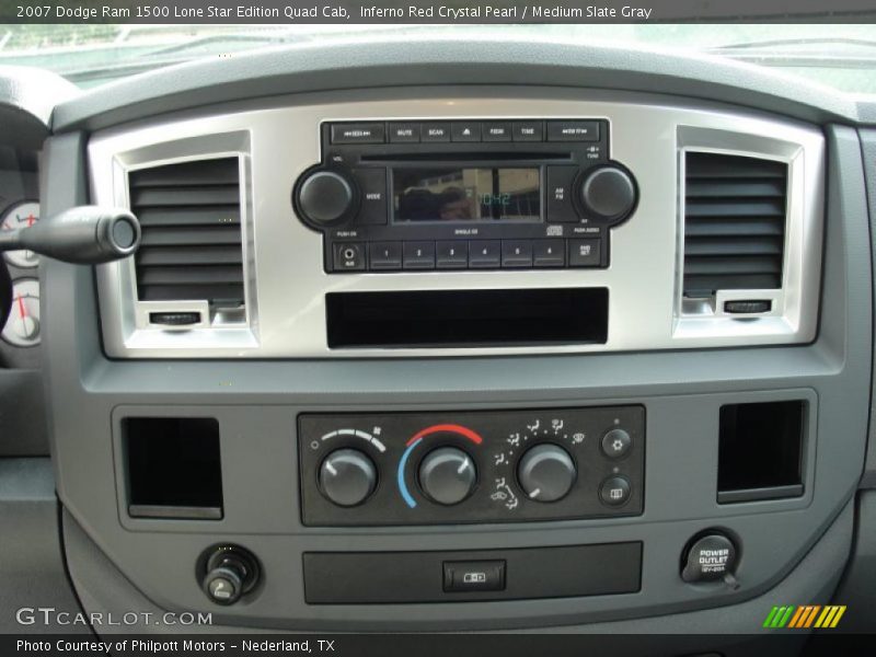 Inferno Red Crystal Pearl / Medium Slate Gray 2007 Dodge Ram 1500 Lone Star Edition Quad Cab
