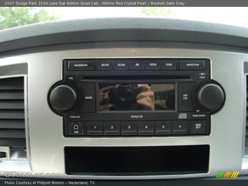 Inferno Red Crystal Pearl / Medium Slate Gray 2007 Dodge Ram 1500 Lone Star Edition Quad Cab