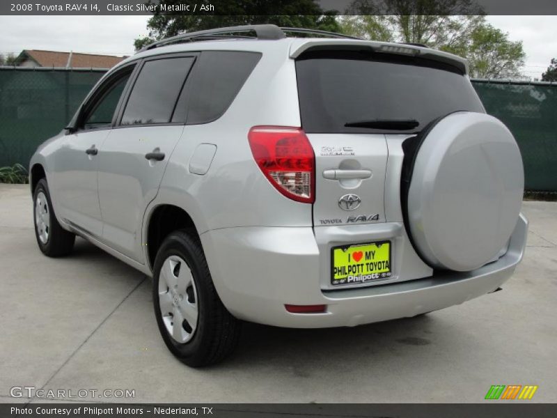 Classic Silver Metallic / Ash 2008 Toyota RAV4 I4