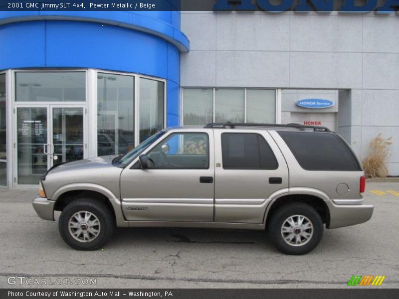 Pewter Metallic / Beige 2001 GMC Jimmy SLT 4x4