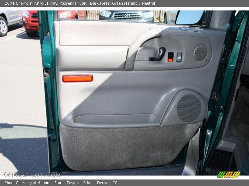 Dark Forest Green Metallic / Neutral 2001 Chevrolet Astro LT AWD Passenger Van