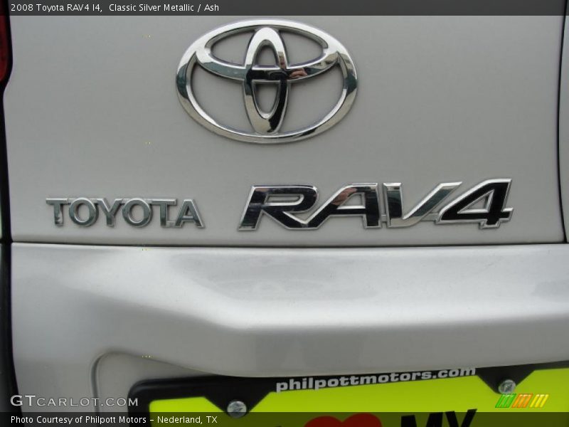 Classic Silver Metallic / Ash 2008 Toyota RAV4 I4
