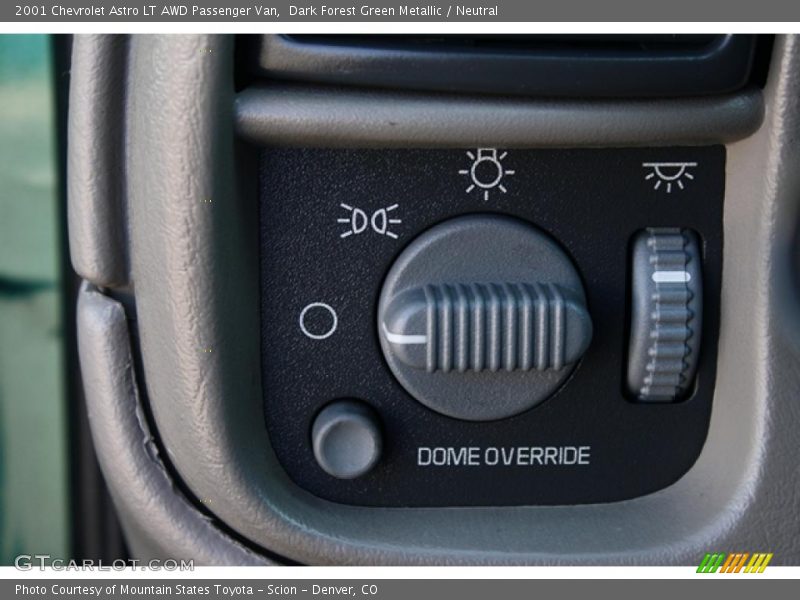 Controls of 2001 Astro LT AWD Passenger Van