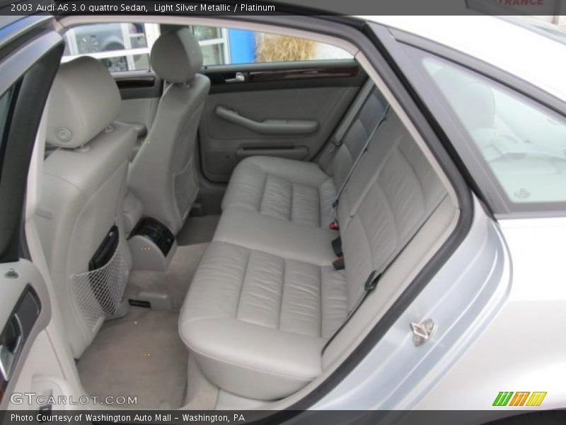 Light Silver Metallic / Platinum 2003 Audi A6 3.0 quattro Sedan