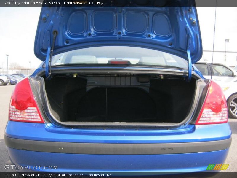 Tidal Wave Blue / Gray 2005 Hyundai Elantra GT Sedan