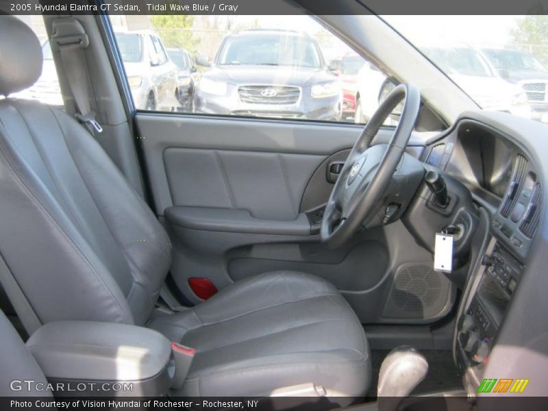 Tidal Wave Blue / Gray 2005 Hyundai Elantra GT Sedan