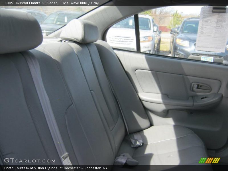 Tidal Wave Blue / Gray 2005 Hyundai Elantra GT Sedan