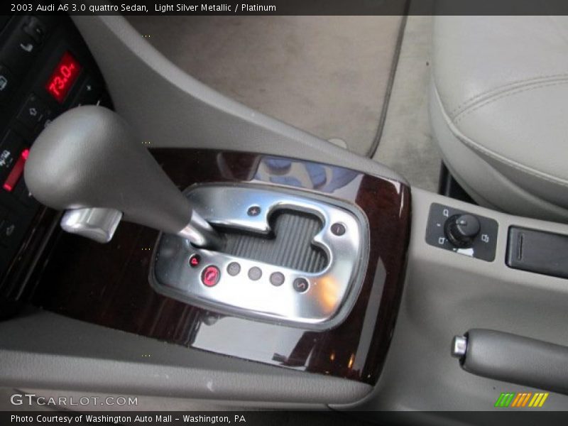 Light Silver Metallic / Platinum 2003 Audi A6 3.0 quattro Sedan