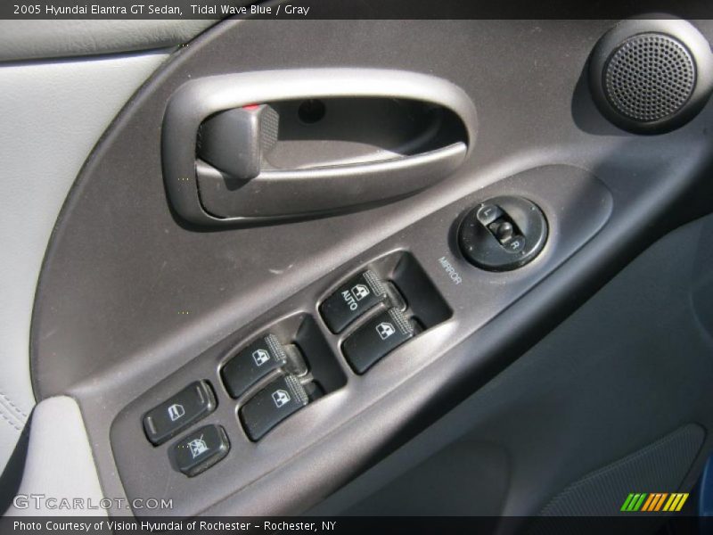 Tidal Wave Blue / Gray 2005 Hyundai Elantra GT Sedan
