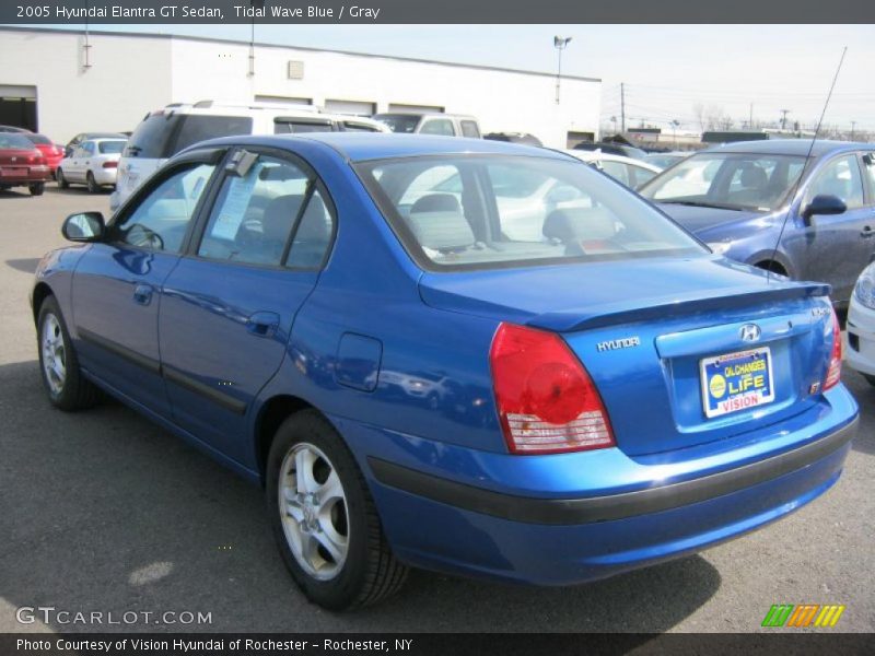 Tidal Wave Blue / Gray 2005 Hyundai Elantra GT Sedan