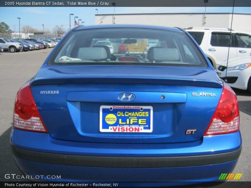 Tidal Wave Blue / Gray 2005 Hyundai Elantra GT Sedan