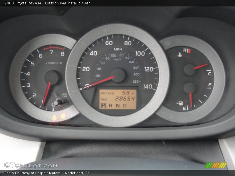 Classic Silver Metallic / Ash 2008 Toyota RAV4 I4