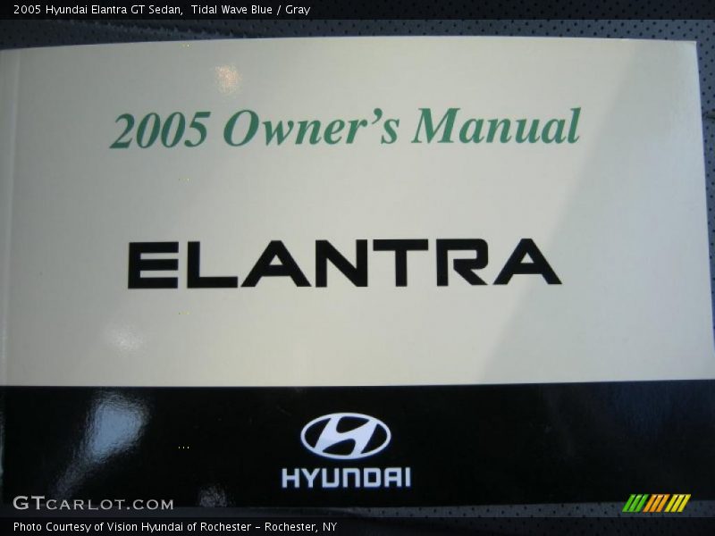 Tidal Wave Blue / Gray 2005 Hyundai Elantra GT Sedan